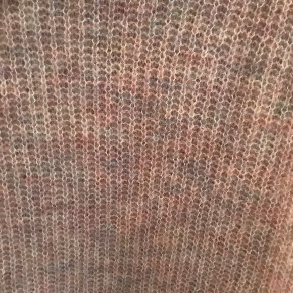 IRO Daisy Pink Space Dye Wool Alpaca Cowl Neck Oversized Sweater S - Picture 8 of 11